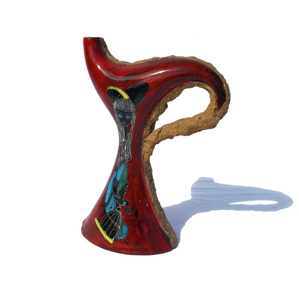 Pichet Vallauris Fat Lava pour une décoration de table