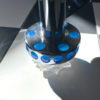 Luminaire Très belle suspension bleue RAAK – Hollande 1970