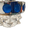 Luminaire Très belle suspension bleue RAAK – Hollande 1970