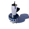 Luminaire Très belle suspension bleue RAAK – Hollande 1970