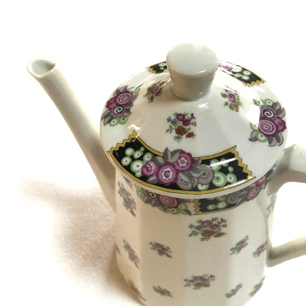 Belle et ancienne cafetière en porcelaine à feu Chapus Thermolinite Limoges