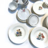 Très joli petit lot de dînettes anciennes en porcelaine et faïence