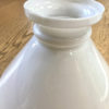 Ancien abat-jour en opaline blanche